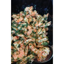 crevettes à l ail des ours